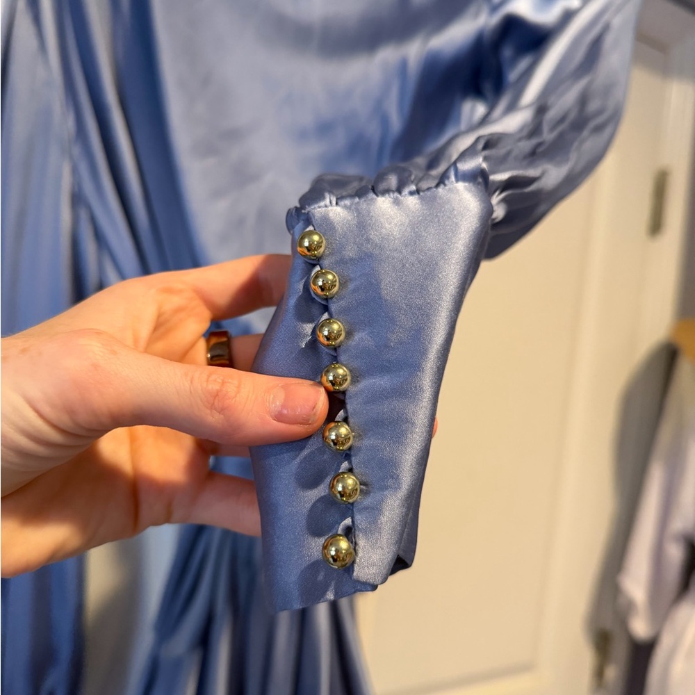 zimmermann silk wrap dress - Picture 3 of 10